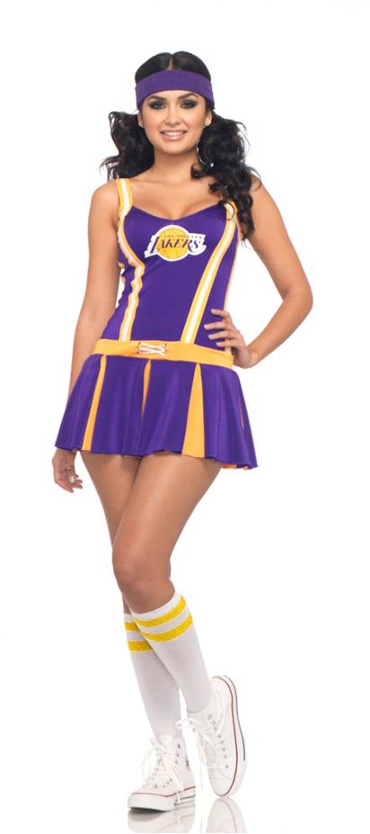 Sexy NBA Lakers Cheerleader Costume